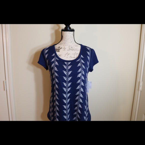 New with Tags Liz Claiborne short sleeve top shirt - Picture 4 of 6